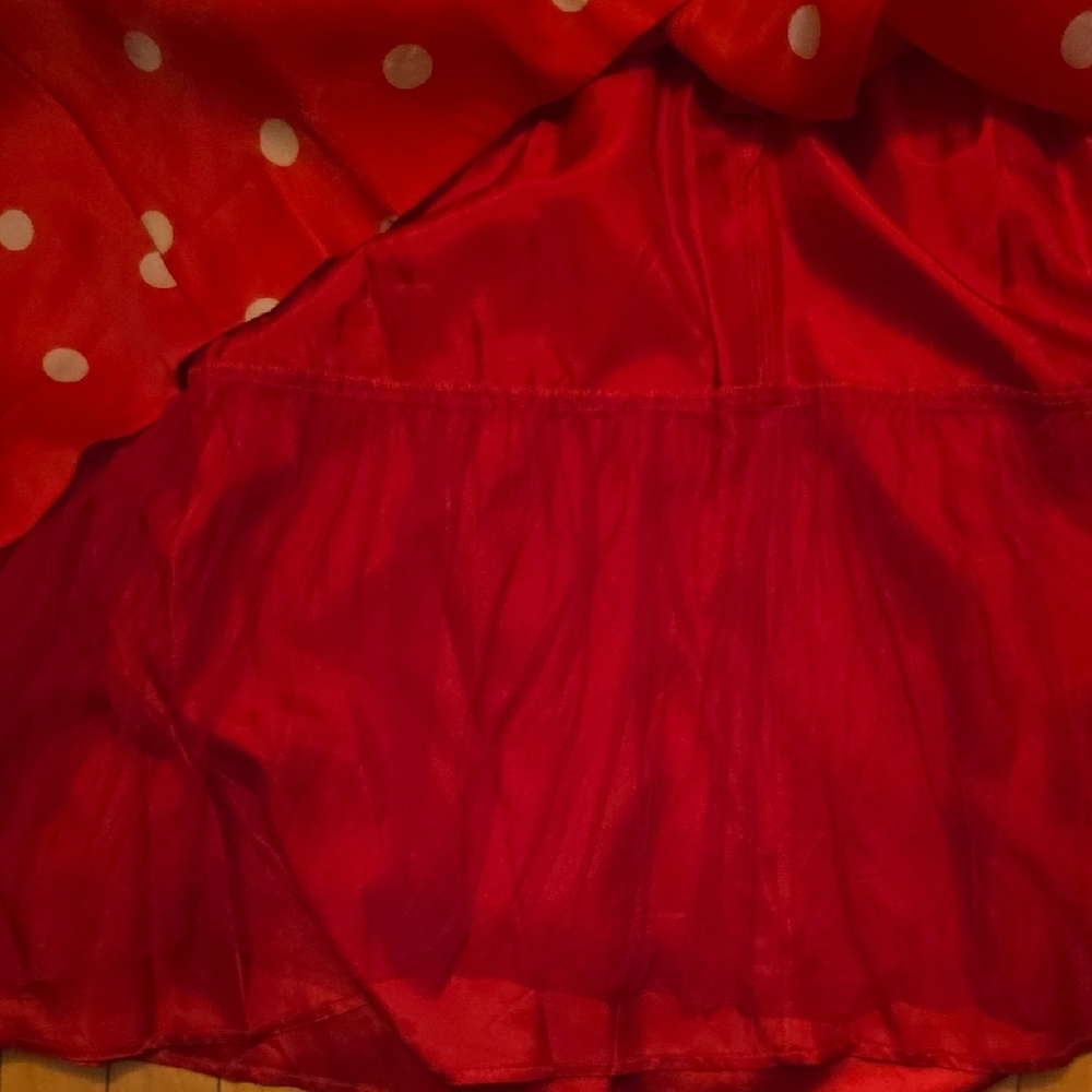 Buy 2 Get 1 FreeRARE Vintage Sample J. Crew Strapless Silk Organza Polka Dot 4 6 - Picture 12 of 16